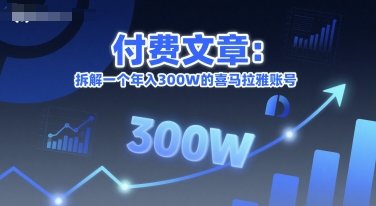 图片[1]-【2025.06.29】付费文章：拆解一个年入300W的喜马拉雅账号百度网盘免费下载-芽米宝库