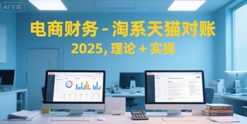【2025.07.22】电商财务-淘系天猫对账2025，理论+实操百度网盘免费下载-芽米宝库