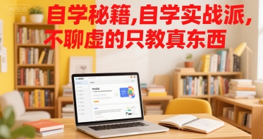 【2025.07.22】自学秘籍，自学实战派，不聊虚的只教真东西百度网盘免费下载-芽米宝库