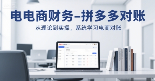 【2025.07.22】电商财务-拼多多对账，从理论到实操，系统学习电商对账百度网盘免费下载-芽米宝库