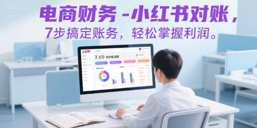 图片[1]-【2025.07.22】电商财务-小红书对账，7步搞定账务，轻松掌握利润百度网盘免费下载-芽米宝库