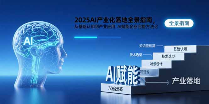 【2025.08.07】2025AI产业化落地全景指南，从基础认知到产业应用，AI赋能企业完整方法论百度网盘免费下载-芽米宝库