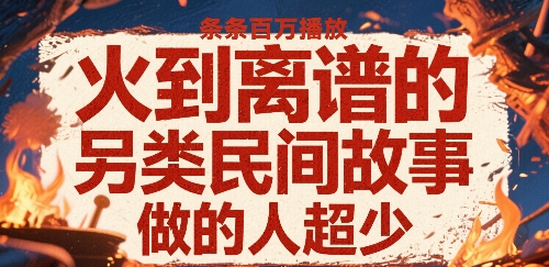 图片[1]-【2025.08.12】火到离谱的另类民间故事，条条百万播放，做的人超少百度网盘免费下载-芽米宝库