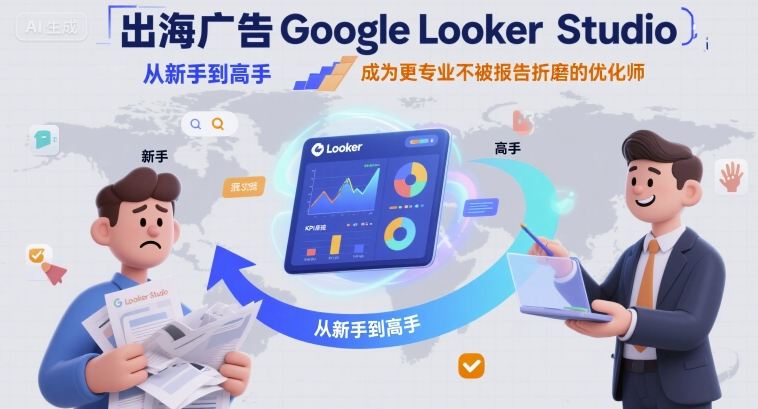 【2025.08.27】出海广告Google Looker Studio从新手到高手，成为更专业不被报告折磨的优化师百度网盘免费下载-芽米宝库
